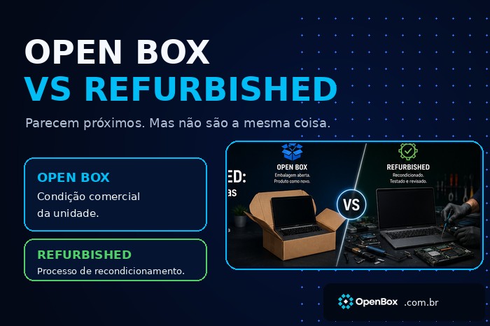 Open Box vs Refurbished: quais as diferenças e qual vale a pena? 1 open box vs refurbished imagem 1