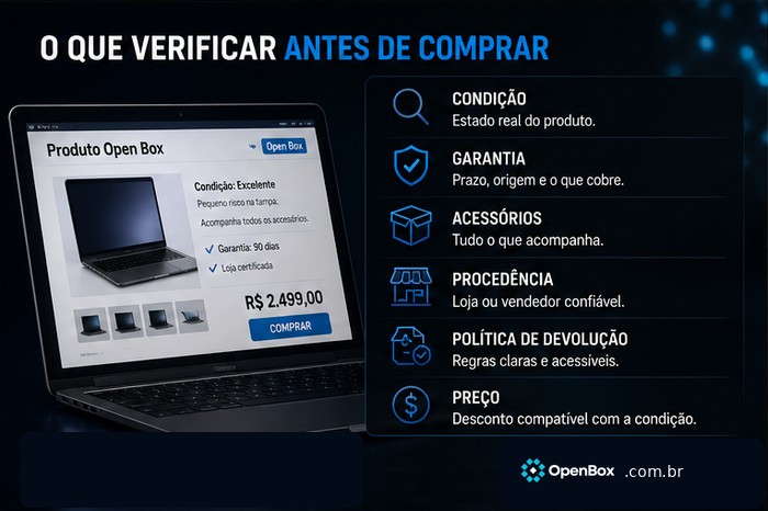 Oque verificar antes de comprar open