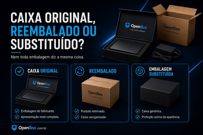 Caixa orginal embalado ou substituido