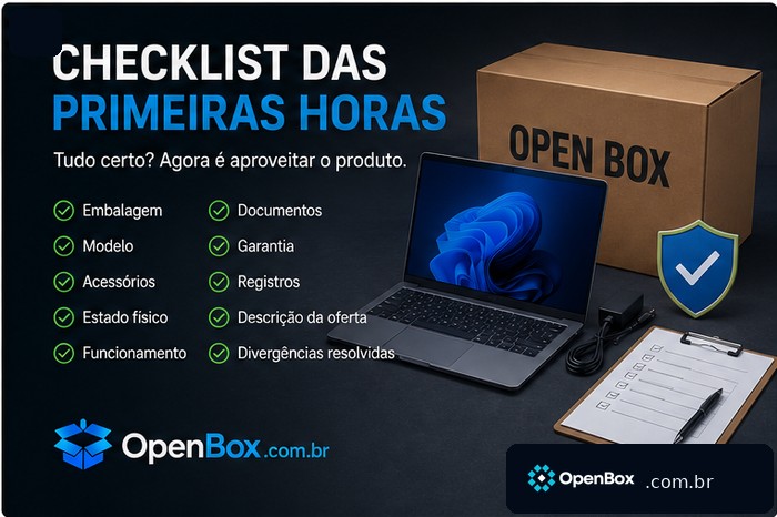Checklist primeiras horas