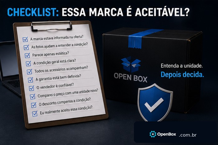 checklist essa marca e aceitavel