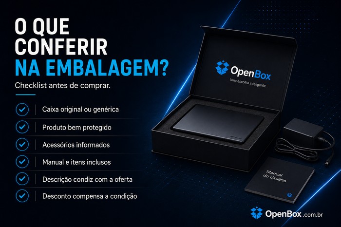 open box caixa original
