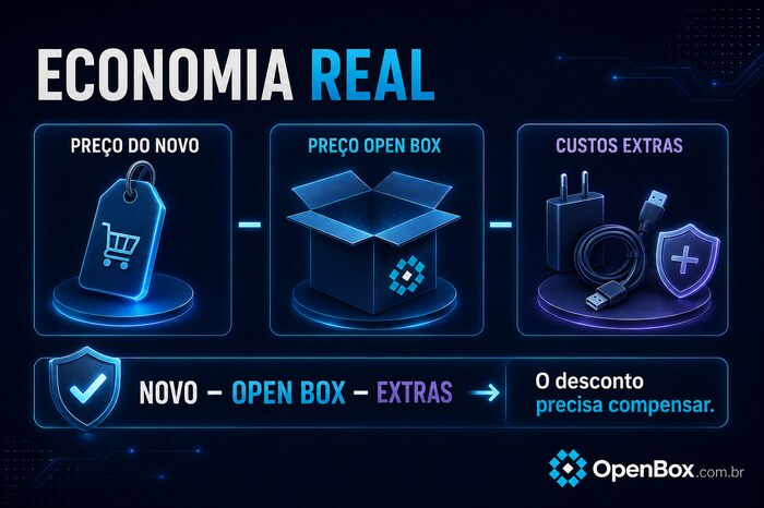 Como comprar Open Box com segurança? Checklist completo antes da compra 3 open box economia real