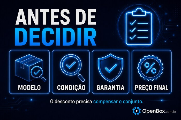 Notebook Open Box vale a pena? Veja o que conferir 4 notebook-open-box-checklist-decisao
