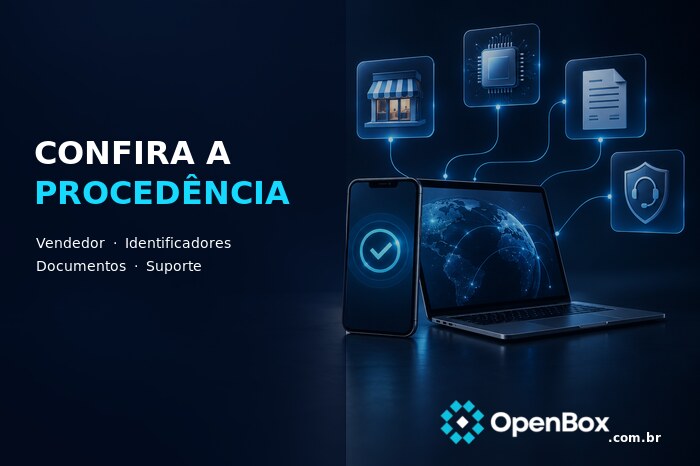 Confira á procedência - loja open box
