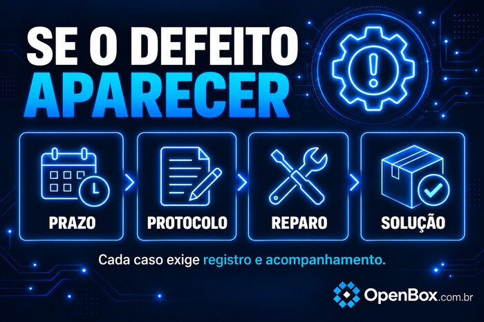 Produto Open Box pode ter defeito? Saiba o que fazer 4 produto-open-box-fluxo-solucao-se-o-defeito-aparecer